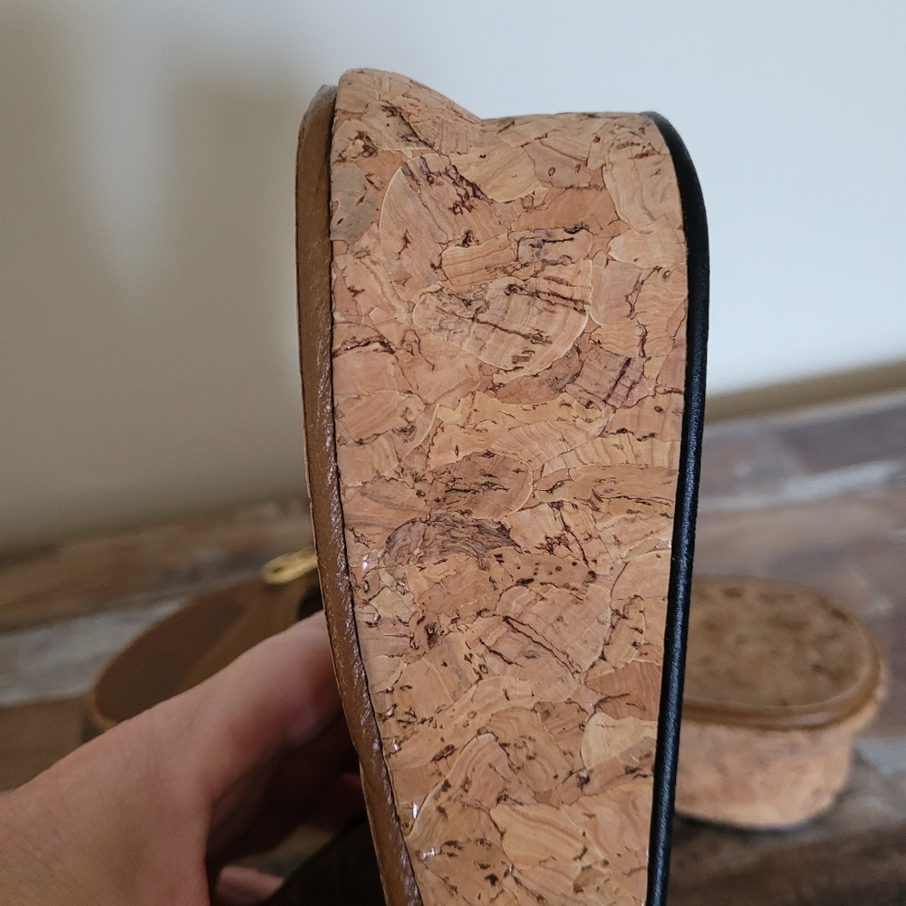 Stuart Weizman Corc Sole Wedges Sandals/ Flip Flo… - image 6